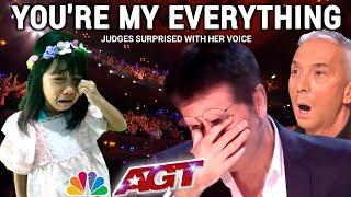 The Judges Shocked with baby Filipino voice sing a song You're My Everything | AGT 2024 | Auditions