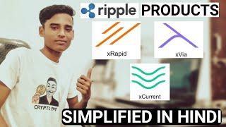 Ripple's Products Xrapid & Xcurrent & Xvia Simplified In Hindi