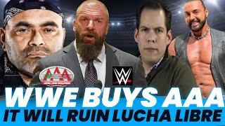 WWE BUYS AAA Wrestling! Why It Could DESTROY Lucha Libre FOREVER! #wwe #luchalibre #luchaaaa #aew
