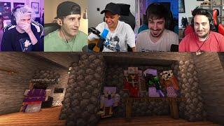 Se ESCONDEN en casa de VEGETTA (TODAS las reacciones)  | Karmaland 5