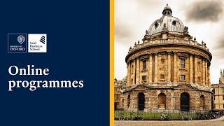 Saïd Business School, University of Oxford Online Programmes | Portfolio Trailer