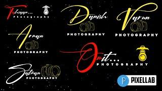 How to Make Signature Photography Logo With Pixellab | Signature logo making on Mobile