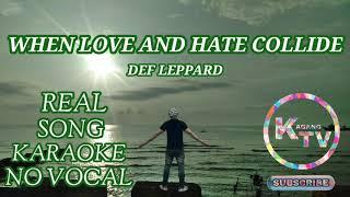 When Love and Hate Collide - Def Leppard | Karaoke