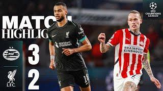 Highlights: PSV Eindhoven 3-2 Liverpool | Reds Top Champions League Group