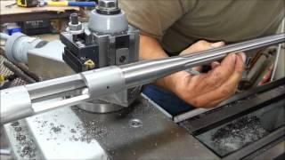 Receiver truing and Barrel threading with timing