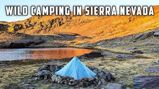 Wild Camping in Spain's Sierra Nevada at 2900 Meters