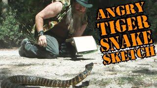 Very Angry Tiger Snake