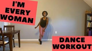 "I'm Every Woman" by Chaka Khan: Full Body Cardio Workout at Home (Low Impact, No Equipment, Quick)