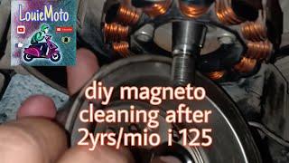 DIY MAGNETO CLEANING AFTER 2 YEARS/MOI 125/louiemoto