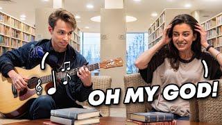 PRANK - PLAYING THE GUITAR IN LIBRARY part 2