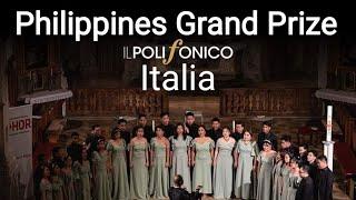 'Los Cantantes de Manila Choir' Philippines Grand Prize in Italy +Awarding (Pa Kin Kin/ Elijah!)