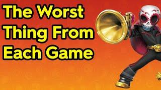 The Worst Thing From Each Skylanders Game