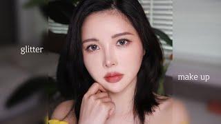 (세로영상) 청량한 여름 글리터 메이크업 glitter makeup│ 첼라Chela