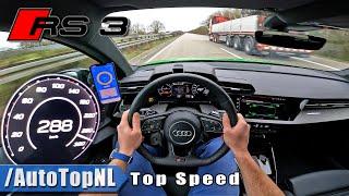 2022 Audi RS3 Sportback 8Y | TOP SPEED 288KMH on Autobahn by AutoTopNL