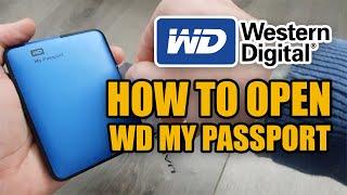  WD My Passport. How to Open a Western Digital Elements External Hard Drive Enclosure