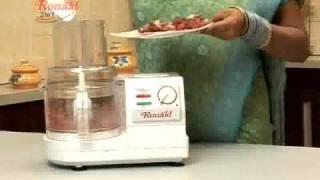 Ronald Food Processor - Mixer Grinder, Mutton Mincing, Mutton Mincing Process