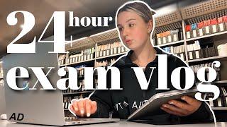 sit my 24 hour exam with me | a *chaotic* uni vlog