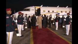Presidente Medina sale hacia Venezuela