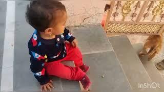 #Morning masti//#hitansh//#latasha//#doggy//pm Marwadi masti//#latu&hitukimasti