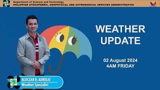 Public Weather Forecast issued at 4AM | August 02, 2024 - Friday