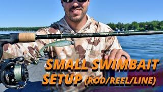 Bob Downey's Small Swimbait Setup (Rod/Reel/Line)