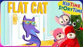 Flat Cat  Cat book read aloud for kids