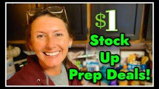  $1 Stock Up Budget Preps! 