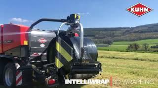 KUHN FBP 3135 Baler/Wrapper Combination in action 2023