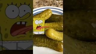 Pickles Are Nasty  #unpopularopinions #pickles #grossfood #spongebob #cucumberssoakedinevil