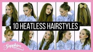 10 Heatless Hairstyles 