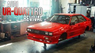 The Audi Ur-Quattro Rebuild Begins: Complete Suspension Overhaul & B3 Retrofit