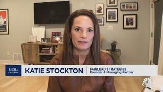 There's a meaningful momentum shift in the financial sector, says Katie Stockton
