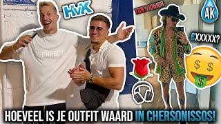 HOEVEEL IS JE OUTFIT WAARD IN CHERSO ft Tony Junior (Bachelor) & Harrie Snijders