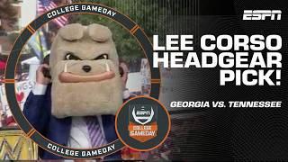 Lee Corso makes his HEADGEAR PICK ️ 'GIMME THEM DAWGS'  | College GameDay