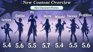 SKIRK CONFIRMED!!! ALL UPCOMING CHARACTERS | Iansan, Dahlia, Ifa, Mizuki, Varesa - Genshin Impact