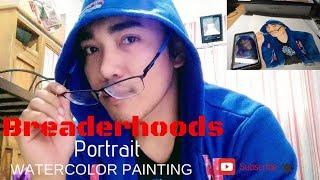 BREADERHOODS PORTRAIT IN WATERCOLOR PAINTING #watercolor #Breaderhoods #tutorials