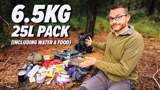 25L Ultralight Wild Camping Kit For A Comfortable Night - SUMMER EDITION