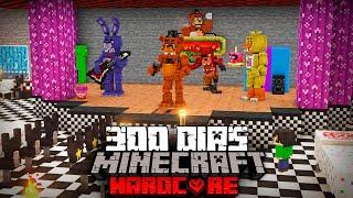 Sobreviví 300 días En Un Apocalipsis de FIVE NIGHTS AT FREDDY'S En Minecraft HARDCORE (COMPLETO)