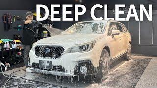 SUBARU LEGACY OUTBACK  DEEP CLEAN | CAR DETAIL | CAR WASH | ASMR |