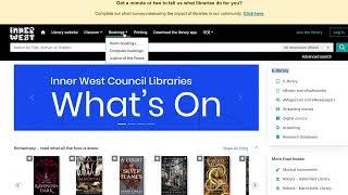 Take a quick tour of our new library catalogue