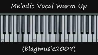 Melodic Vocal Warm Up for Singing Lessons