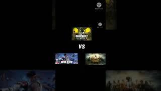 CODM VS FF VS PUBG | Attitude status  | #shorts
