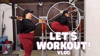 plus size workout with me & I nearly set my kitcken on fire :) vlog