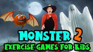 Monster Exercise for Kids 2 | Scary Workout for Children | Spiders, Indoor PE Lesson