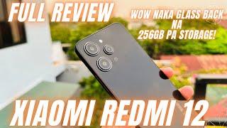 XIAOMI REDMI 12 Full Review - WOW GLASS BACK NA! 256GB PA! | Camera Samples | BATTERY TEST |