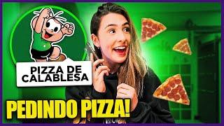 PEDINDO PIZZA COM A VOZ DO CEBOLINHA! PARTE 3