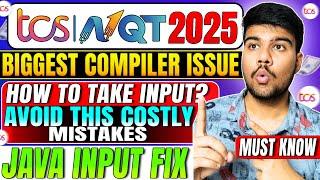 TCS NQT 2025: Java Input Mistake That Fails Code Submission!