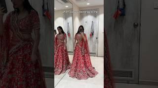 Indian Bridal Lehenga Shopping #indianwedding