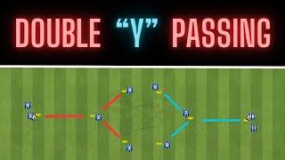 Double "Y" Passing Drill | 3 Variations | Football/Soccer