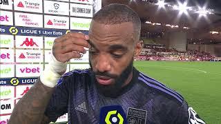  Alexandre Lacazette sur les coups de pied arrêtés : "On savait que c'était notre point faible…"